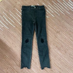 Cropped black Jeggings